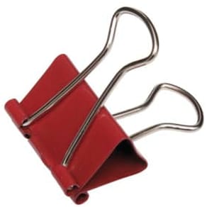 Foldback-Klammern MAUL mauly, 12 St., rot