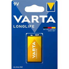 Batterie VARTA Longlife E-Block 6LR61, 9V, Alkali-Mangan