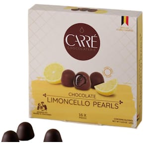Chocolade Carré Limoncello Pearls, doos van 120 gram