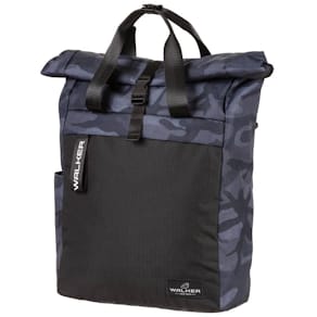 Rucksack WALKER Roll Top, blue camouflage