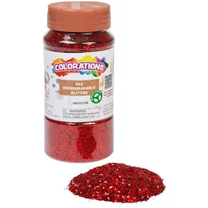 Bioglitter 113gr röd