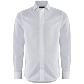 Skjorta BERKELEY Plainton tail vit L