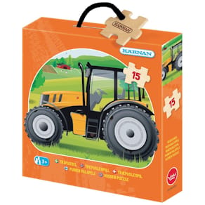 Träpussel Traktor 15 KÄRNAN bitar