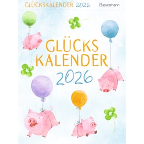 Kalender BASSERMANN Glückskalender 2026, 16,5 x 22 cm