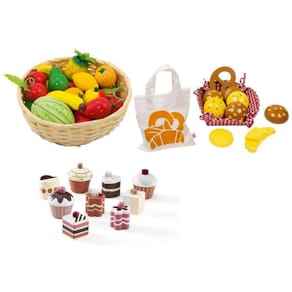 Lekmat av trä 43 delar