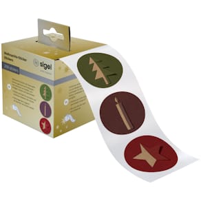 Weihnachtssticker Sigel Cut-out Style, 200 St.