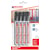 Permanent marker Edding 3000, zwart, blister met 4 stuks