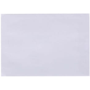 Kuvert Mailman kortsiden åben, Peel & Seal, hvid 90 g, 500 stk