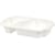 Duniform Takeaway 2-fack Vit, PP-plast, 246/fp