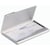Visitekaartenhouder Durable, aluminium, zilver