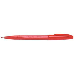 Faserschreiber Pentel Sign Pen S520, 0,8 mm, rot