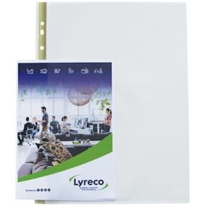 Plastficka LYRECO A4öl 0,08 präg 25/fp
