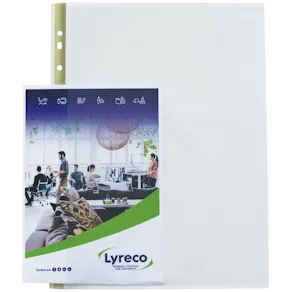 Plastficka LYRECO A4öl 0,08 präg 25/fp