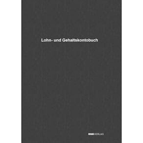 Lohn- und Gehaltskontobuch RNK, A4
