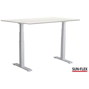 Bord SUN-FLEX VI höj/sänk 160x80 vit/vit