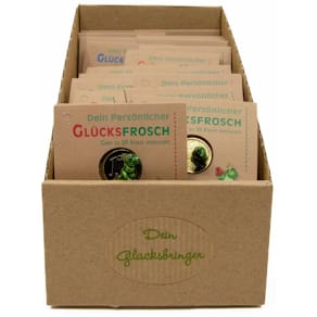 Glücksboten Manufaktur Locnikar Glücksfrosch, sortiert, vergoldet