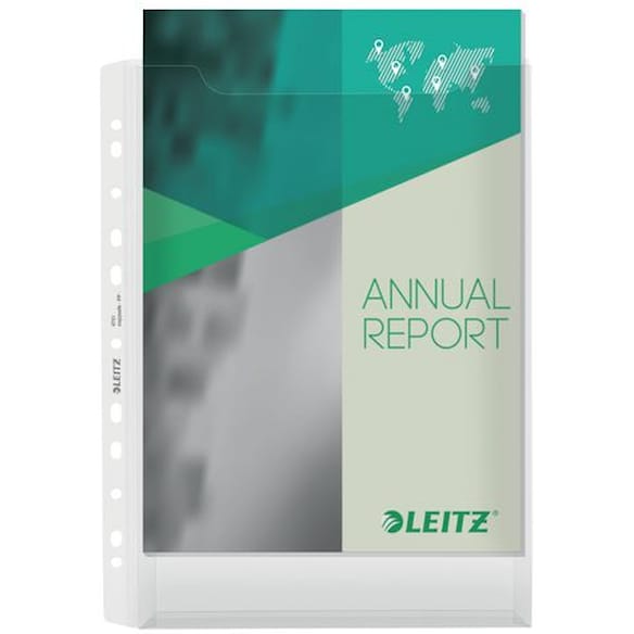 Plastlomme LEITZ A4 topp eksp. 180my (5)