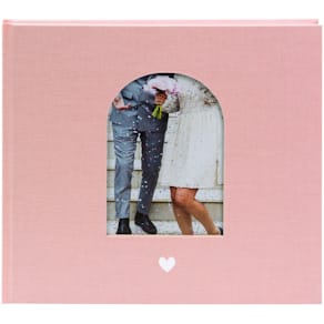 Gästebuch GOLDBUCH Herzensmoment, Hochzeit, rosa