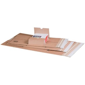 Universalverpackung SMARTBOX PRO, braun, haftklebend, A4