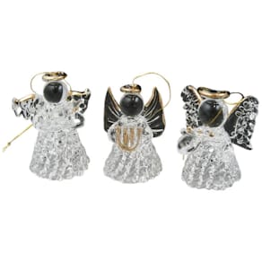 Baumbehang Engel, Glas, klar, sortiert