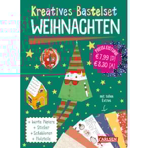 Bastelset CARLSEN Weihnachten, 6-teilig, sortiert