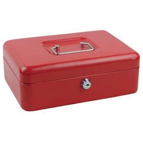 Kassaskrin medel 250x180x90mm röd
