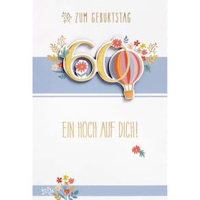 Geburtstagskarte BSB Zahl 60