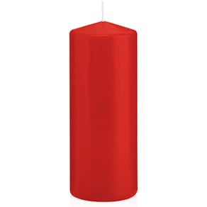 Stumpenkerze, rot, 60 x 150 mm, Brenndauer 55,5 Std.