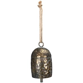 Baumbehang Glocke, Eisen, gold antik