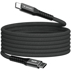VERBATIM Sync N Charge USB C-USB C 60W Magnetic 1.2m Black