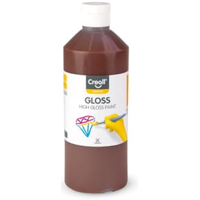 Glansfärg CREALL Gloss 500ml brun