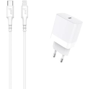 Laddare 1xUSB-C PD 20W Lightning till USB-C MFI C94
