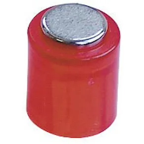 Magnet Laurel Cylinder (6) tr.röd