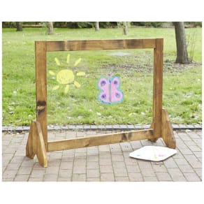 Golvstaffli med plexiglas