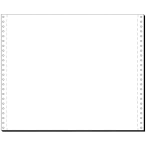 Endlospapier Sigel, 12" x 375 mm, blanko
