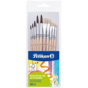Pinsel-Set Pelikan Starter, 10 St., sortiert