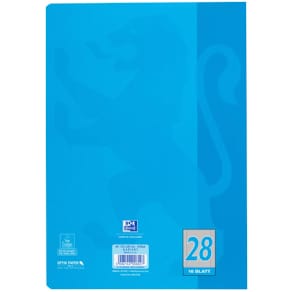 Heft Oxford Touch A4, 16 Blatt, kariert L28, meerblau