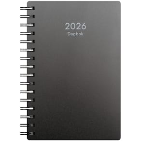 Kalender 2026 Dagbok svart
