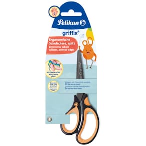 Schulschere Pelikan Griffix, links, Neon Black