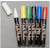 Whiteboard- & Blackboardpenna MARVY Standard, rund, 6/fp