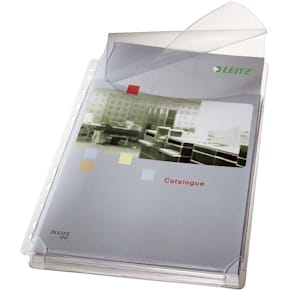 Plastlomme Leitz A4 transparent, 5 stk
