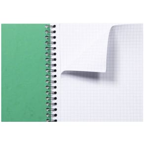 Anteckningsblock FOREVER A4 grön rutat