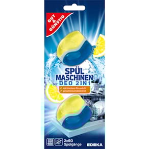Spülmaschinendeo GUT & GÜNSTIG 2in1 Zitrusfrisch, 2 Stück