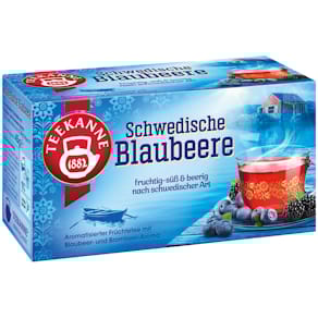 Tee TEEKANNE Schwedische Blaubeere, 20 Beutel à 2,25 g