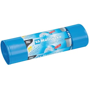 Müllbeutel PAPSTAR, 120 l, 110x70 cm, blau