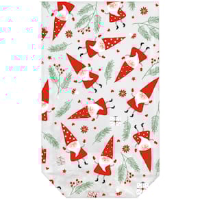 Cellglasbeutel BRAUN+COMPANY Gnomes, PP, 10 St., Weihnachten