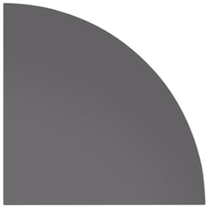 Verkettungsplatte HAMMERBACHER LE91, 80x80 cm, graphit