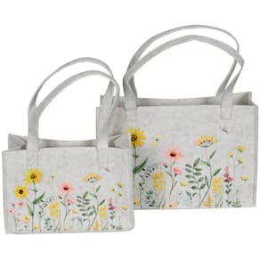 Allzwecktasche, 2 St., rechteckig, bunt