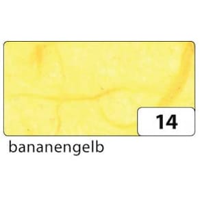 Strohseide Folia, 47 x 64 cm, bananengelb