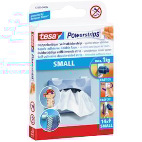 Kleefstrips tesa Powerstrips SMALL, draagkracht 1 kg, blister 14
